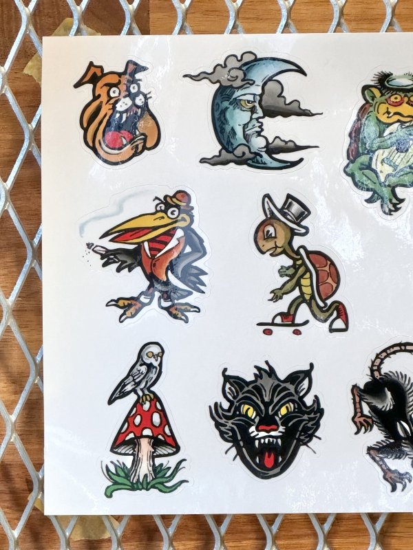 画像2: "OPIE ORTIZ 2025 TATTOO TOUR" / タトゥーフラッシュステッカーシート 3/3 (2)