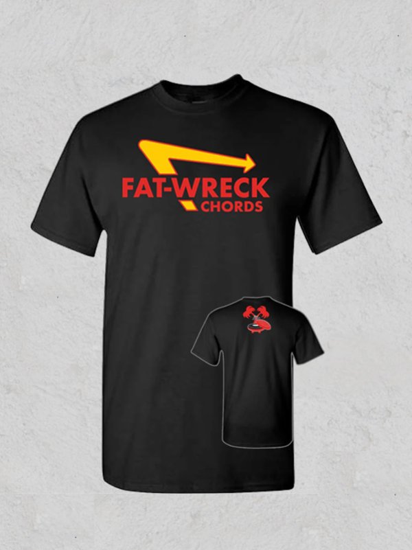 画像10: 送料無料 XLサイズ4枚のみ FAT WRECK CHORDS / FAT-N-OUT Tシャツ (10)