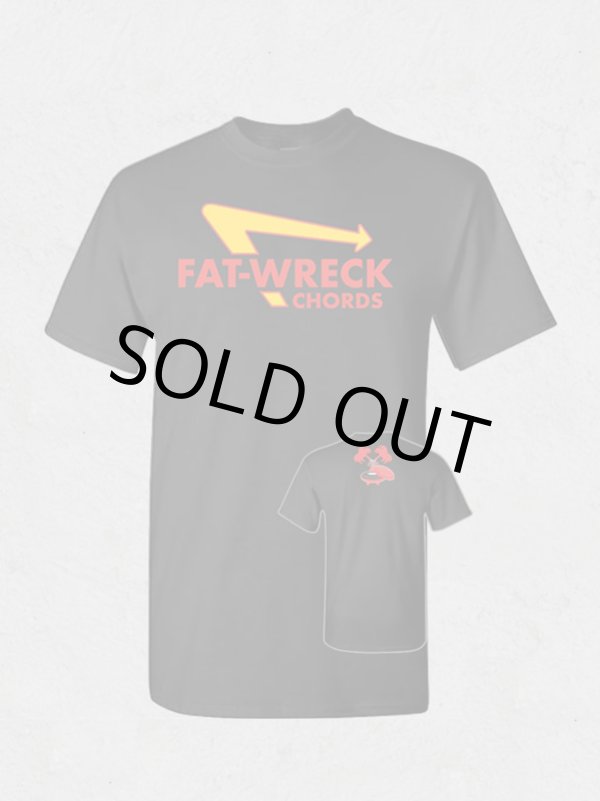 画像18: 送料無料 XLラスト2枚で終了 FAT WRECK CHORDS / FAT-N-OUT Tシャツ (18)