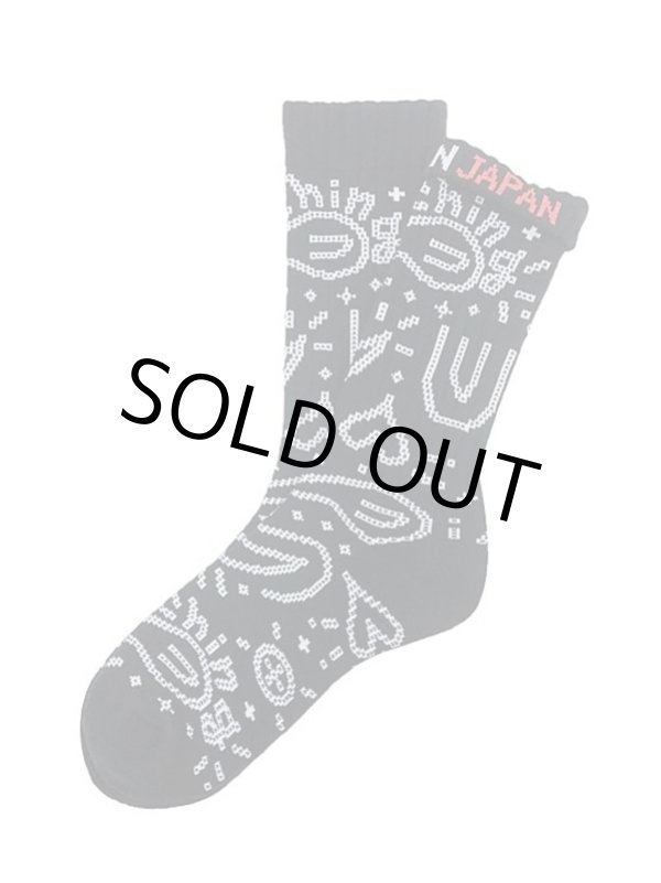 画像3: ching&co. / ペイズリー スケーターソックス ブラック (3)