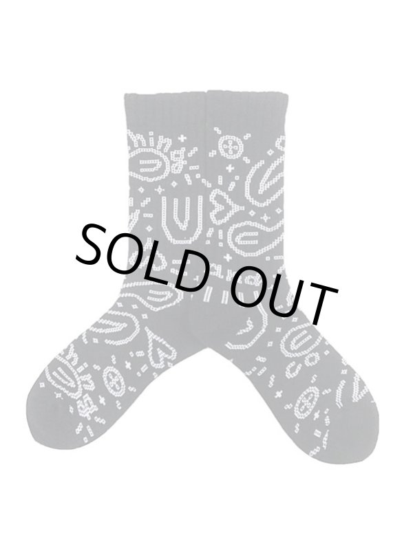 画像4: ching&co. / ペイズリー スケーターソックス ブラック (4)