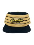 画像2: 送料無料 minos / ENJOY SF STRIPE CAP イエロー (2)