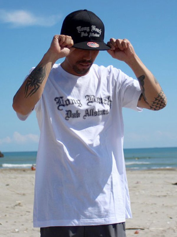 画像2: LONGBEACH DUB ALLSTARS / Logo 半袖 Tシャツ WHITE (2)