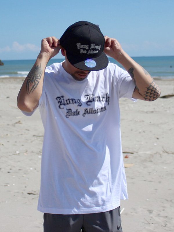 画像1: LONGBEACH DUB ALLSTARS / Logo 半袖 Tシャツ WHITE (1)