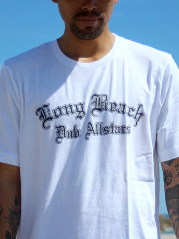 画像3: LONGBEACH DUB ALLSTARS / Logo 半袖 Tシャツ WHITE (3)