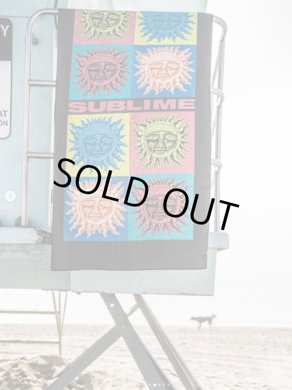 画像2: 送料無料 ラスト1枚で終了 SUBLIME x SLOWTIDE / Ruca Quick Dry ビーチタオル (2)