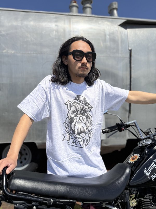 画像2: OPIE ORTIZ / Mi Yard Artwork by Opie Ortiz Tシャツ アッシュ (2)