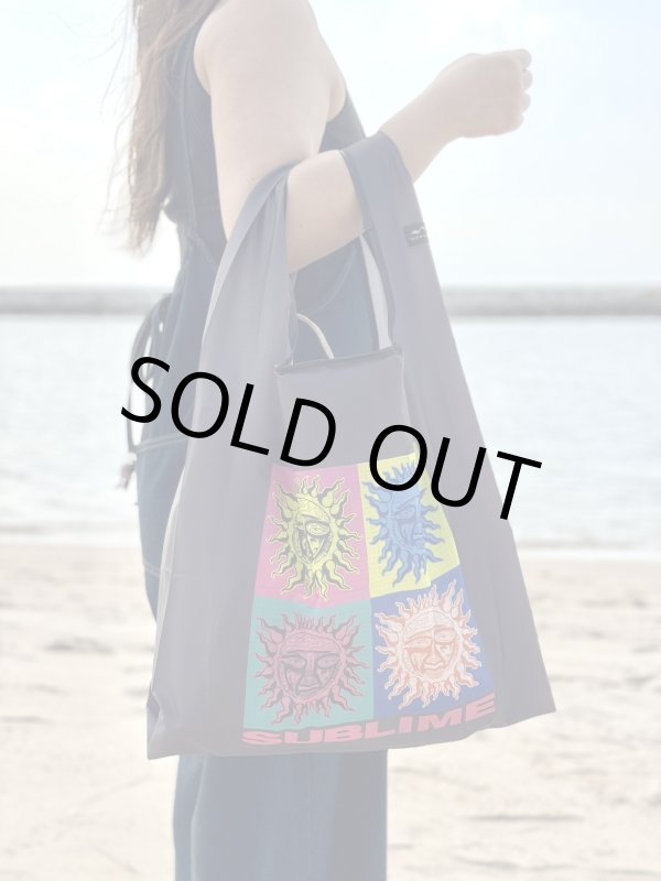 画像2: ラスト1枚で終了 SUBLIME x SLOWTIDE / Ruca エコトートバッグ (2)