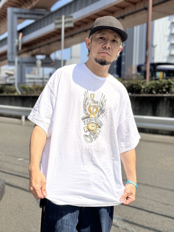 画像2: "OPIE ORTIZ x BALL&CHAIN" / Memories コラボTシャツ ホワイト (2)