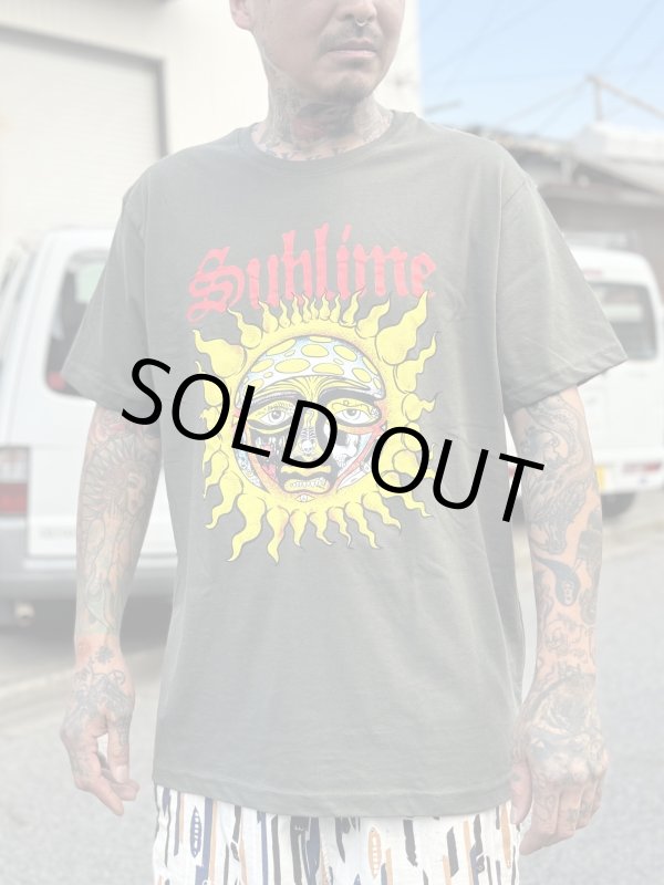 画像16: Lラスト1枚で終了 SUBLIME / Yellow Sun Tシャツ グリーン (16)
