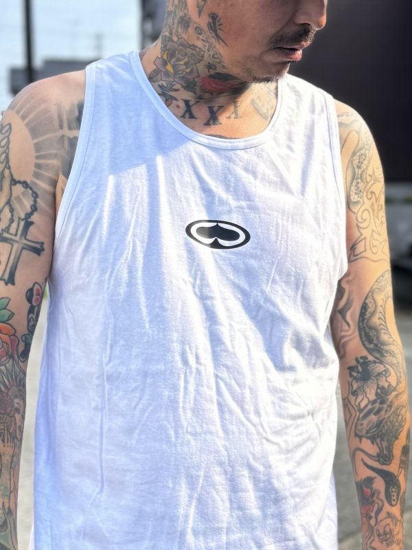 画像6: SRH / OG SPADE LOGO タンクトップ ホワイト (6)