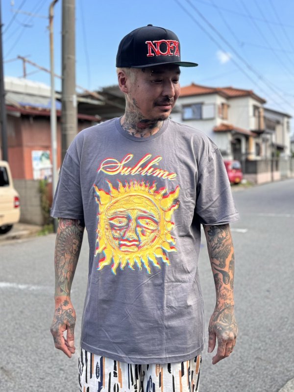 画像16: SUBLIME / 40oz Sun Tシャツ チャコールグレー (16)
