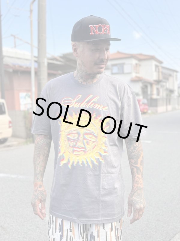 画像16: 2XLサイズラスト1枚で終了 SUBLIME / 40oz Sun Tシャツ チャコールグレー (16)