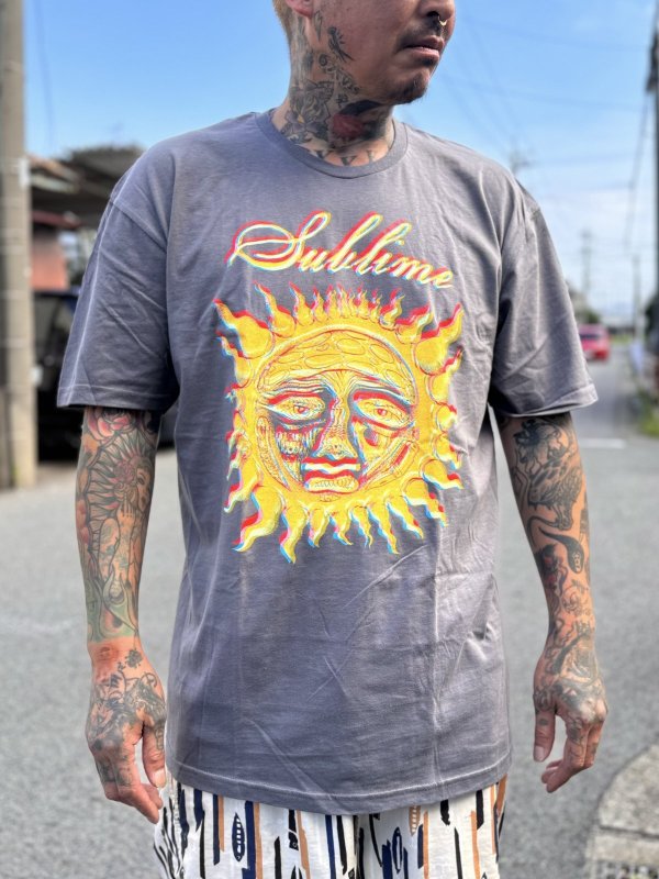 画像14: SUBLIME / 40oz Sun Tシャツ チャコールグレー (14)