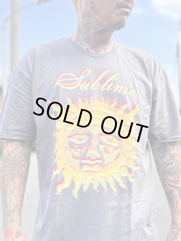 画像15: 2XLサイズラスト1枚で終了 SUBLIME / 40oz Sun Tシャツ チャコールグレー (15)