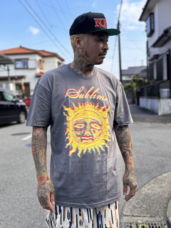 画像13: SUBLIME / 40oz Sun Tシャツ チャコールグレー (13)