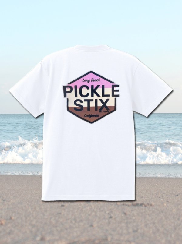 画像8: 送料無料 BALL&CHAIN別注 PICKLE STIX SURFBOARDS / Neapolitan Tシャツ ホワイト (8)