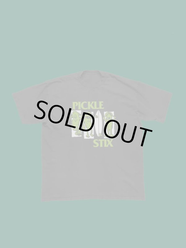 画像6: 送料無料 BALL&CHAIN別注 PICKLE STIX SURFBOARDS / BALL&CHAIN別注 Black Pickle Tシャツ ブラック (6)