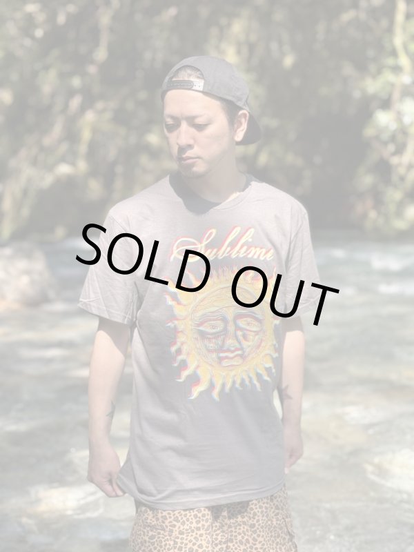 画像3: 2XLサイズラスト1枚で終了 SUBLIME / 40oz Sun Tシャツ チャコールグレー (3)