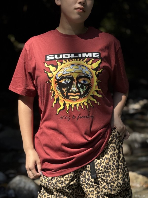 画像8: SUBLIME / 40oz To Freedom Tシャツ バーガンディー (8)