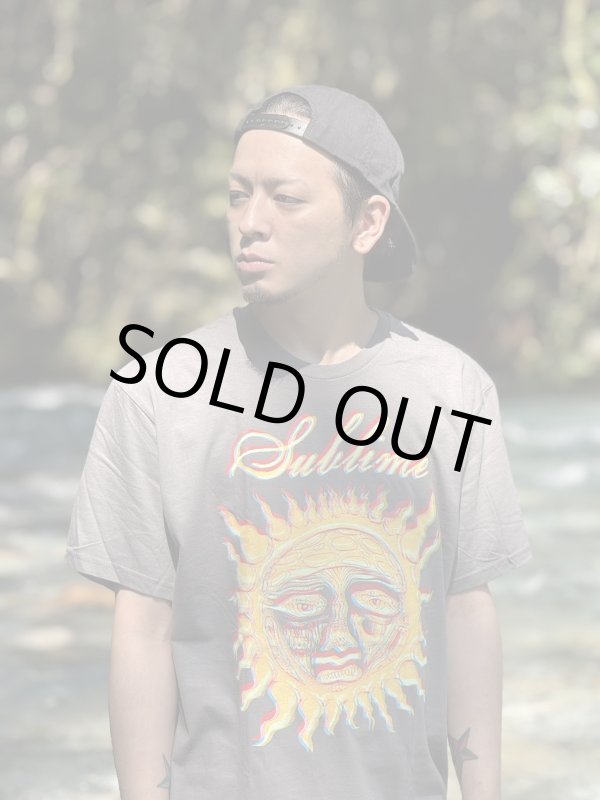 画像5: 2XLサイズラスト1枚で終了 SUBLIME / 40oz Sun Tシャツ チャコールグレー (5)