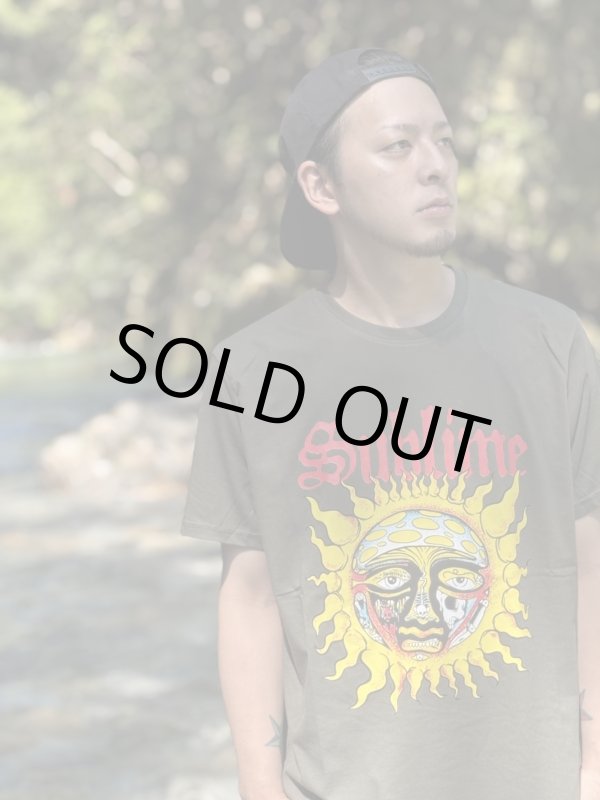 画像1: Lラスト1枚で終了 SUBLIME / Yellow Sun Tシャツ グリーン (1)