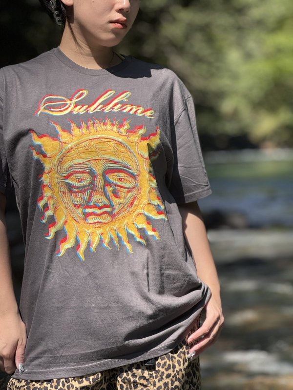 画像10: SUBLIME / 40oz Sun Tシャツ チャコールグレー (10)