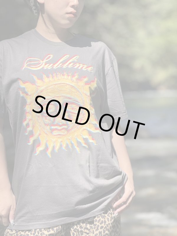 画像10: 2XLサイズラスト1枚で終了 SUBLIME / 40oz Sun Tシャツ チャコールグレー (10)