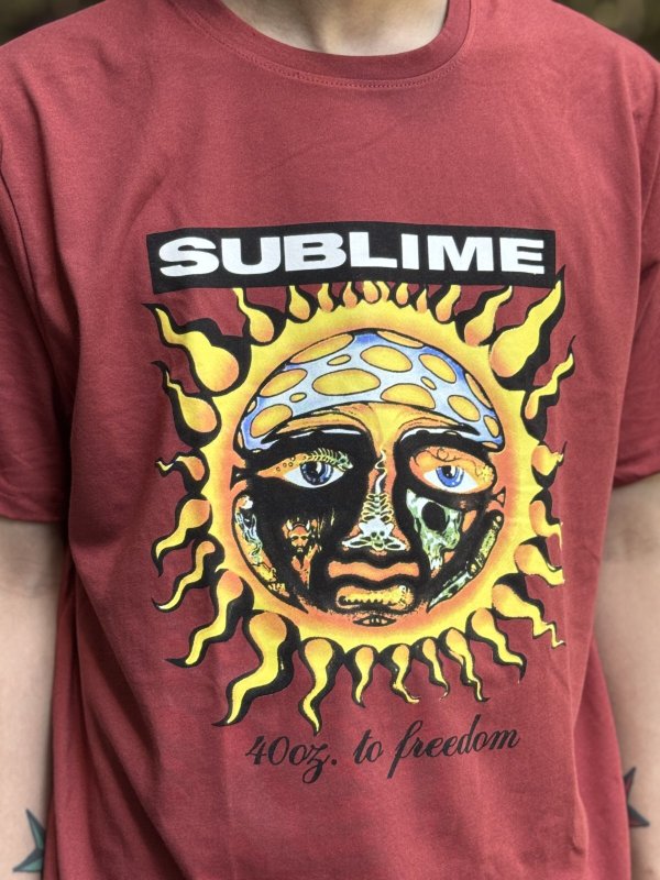 画像5: SUBLIME / 40oz To Freedom Tシャツ バーガンディー (5)
