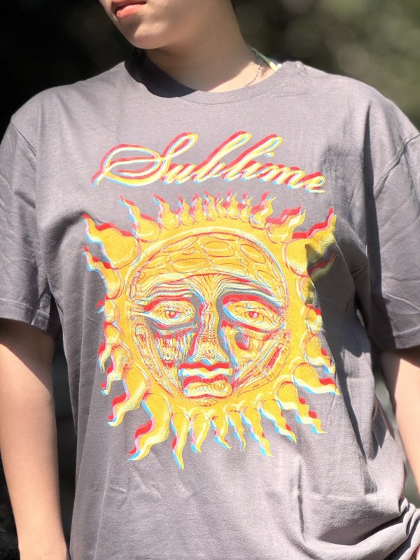 画像11: SUBLIME / 40oz Sun Tシャツ チャコールグレー (11)