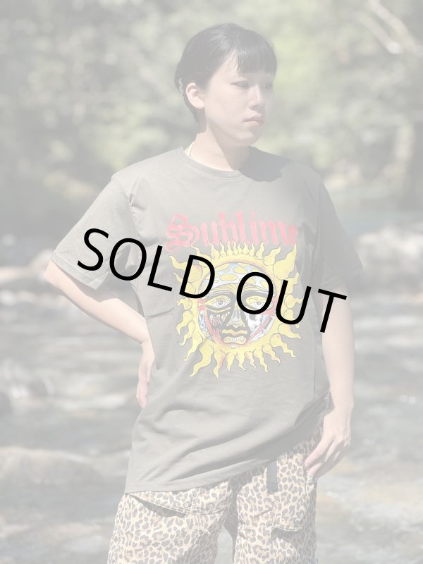 画像9: Lラスト1枚で終了 SUBLIME / Yellow Sun Tシャツ グリーン (9)