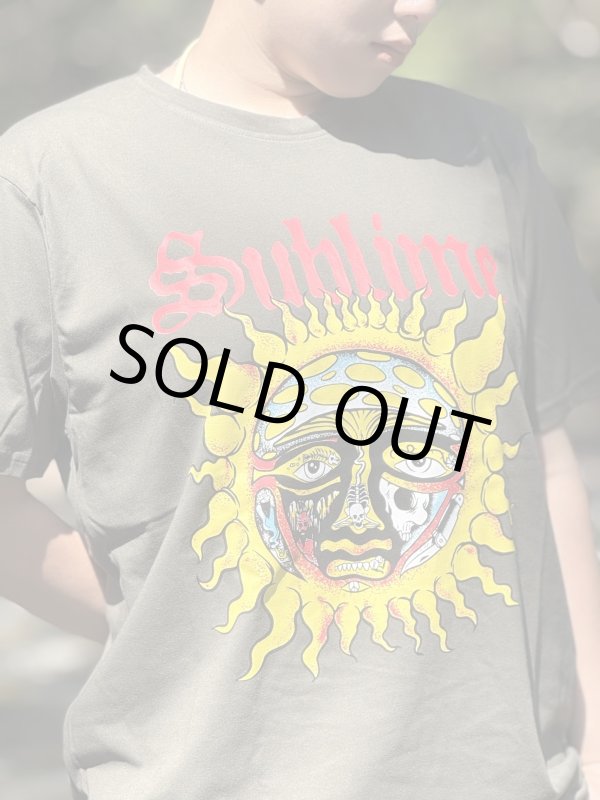 画像10: Lラスト1枚で終了 SUBLIME / Yellow Sun Tシャツ グリーン (10)
