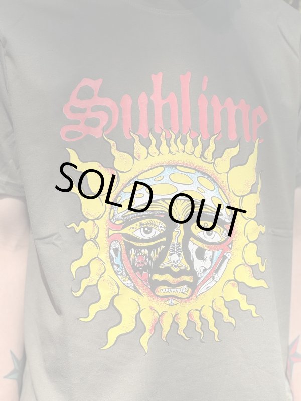 画像3: Lラスト1枚で終了 SUBLIME / Yellow Sun Tシャツ グリーン (3)