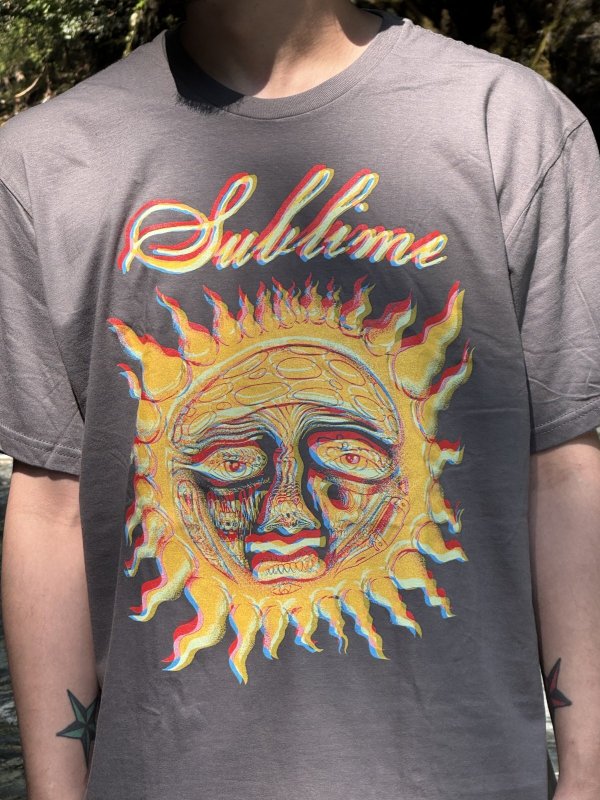 画像4: SUBLIME / 40oz Sun Tシャツ チャコールグレー (4)