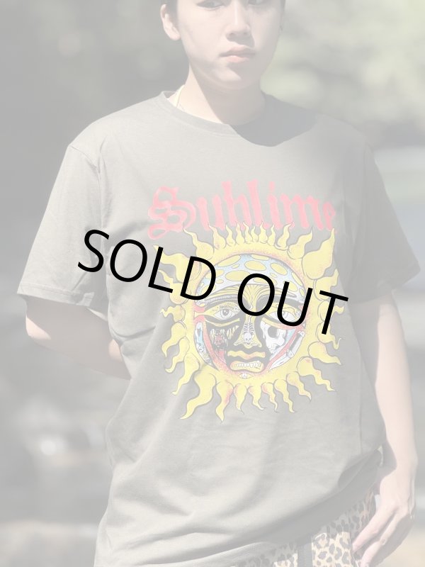 画像11: Lラスト1枚で終了 SUBLIME / Yellow Sun Tシャツ グリーン (11)