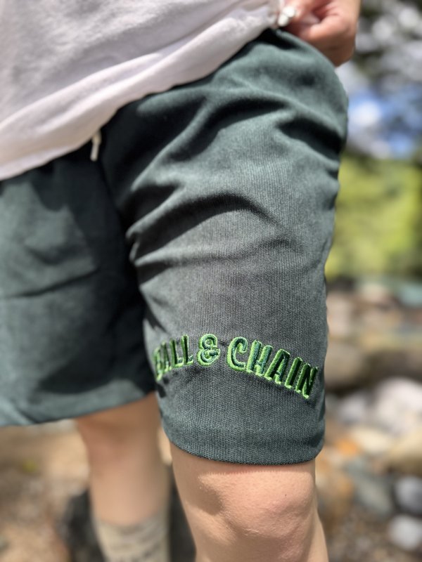 画像14: 送料無料 FUCKIN' MELLOW CLOTHING / "Hula Logo" designed by LOWHIDE コーデュロイ イージーショーツ ダークグリーン (14)