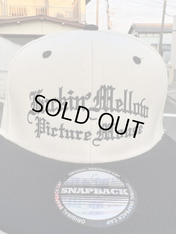 画像9: FUCKIN' MELLOW CLOTHING x PICTURE MOUSE / スナップバックキャップ カーキ/ブラック (9)