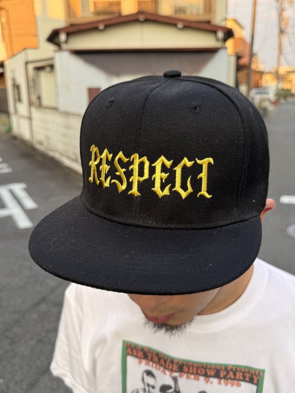 画像9: FUCKIN' MELLOW / RESPECT Artwork by WACKY  スナップバックキャップ ブラック/ゴールド (9)