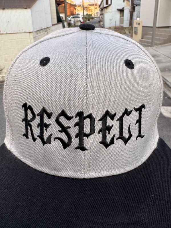 画像10: FUCKIN' MELLOW / RESPECT Artwork by WACKY  スナップバックキャップ グレー/ブラック (10)