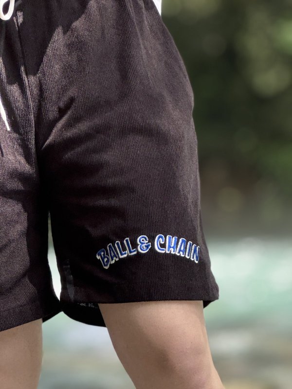 画像13: 送料無料 FUCKIN' MELLOW CLOTHING / "Hula Logo" designed by LOWHIDE コーデュロイ イージーショーツ ブラック (13)