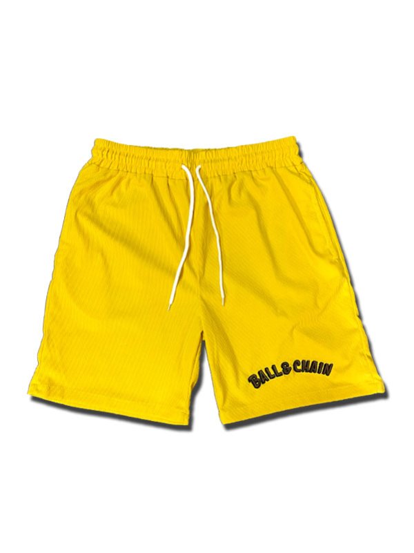 画像20: 送料無料 FUCKIN' MELLOW CLOTHING / "Hula Logo" designed by LOWHIDE コーデュロイ イージーショーツ イエロー (20)