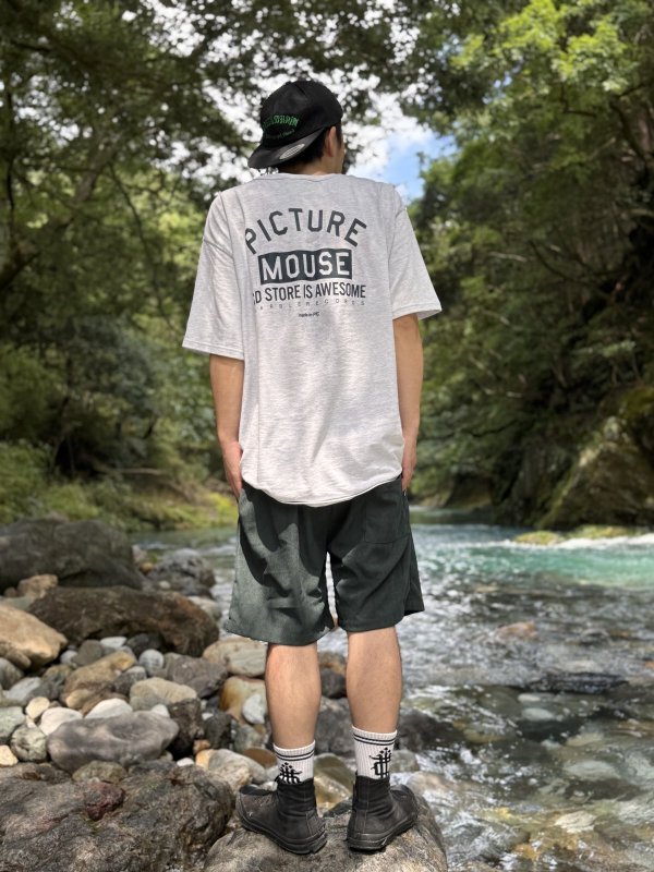 画像10: 送料無料 FUCKIN' MELLOW CLOTHING / "Hula Logo" designed by LOWHIDE コーデュロイ イージーショーツ ダークグリーン (10)