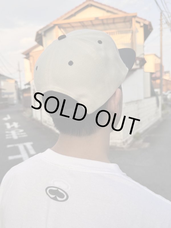 画像12: ラスト1枚で終了 FUCKIN' MELLOW CLOTHING / Long Beach Posse スナップバックキャップ カーキ/ブラック (12)