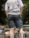 画像17: 送料無料 FUCKIN' MELLOW CLOTHING / "Hula Logo" designed by LOWHIDE コーデュロイ イージーショーツ ダークグリーン (17)