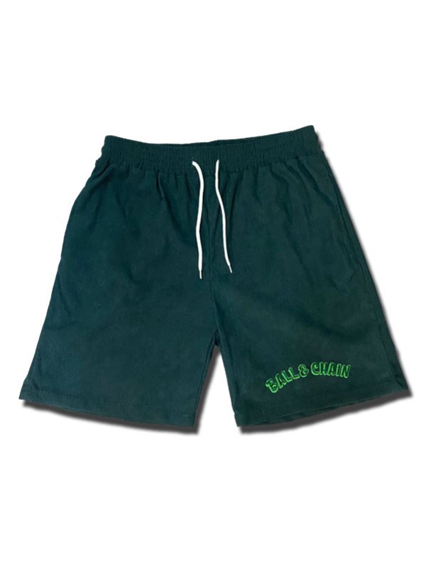 画像18: 送料無料 FUCKIN' MELLOW CLOTHING / "Hula Logo" designed by LOWHIDE コーデュロイ イージーショーツ ダークグリーン (18)