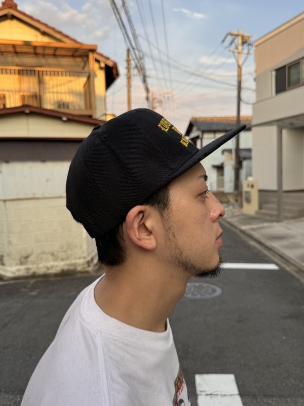 画像13: FUCKIN' MELLOW CLOTHING / Long Beach Posse スナップバックキャップ ブラック/ゴールド (13)