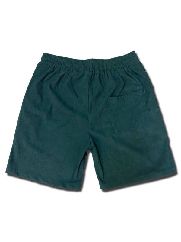 画像19: 送料無料 FUCKIN' MELLOW CLOTHING / "Hula Logo" designed by LOWHIDE コーデュロイ イージーショーツ ダークグリーン (19)