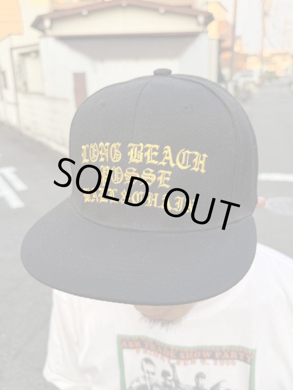 画像10: FUCKIN' MELLOW CLOTHING / Long Beach Posse スナップバックキャップ ブラック/ゴールド (10)