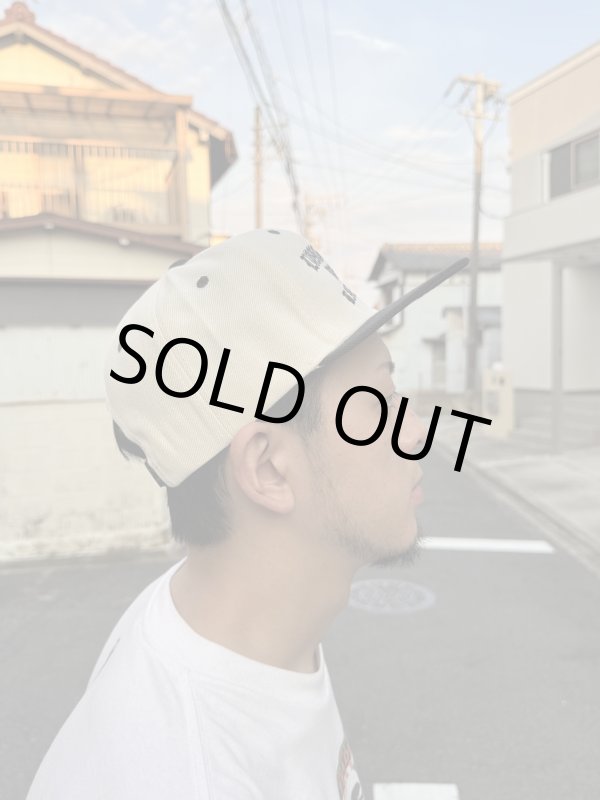 画像13: ラスト1枚で終了 FUCKIN' MELLOW CLOTHING / Long Beach Posse スナップバックキャップ カーキ/ブラック (13)