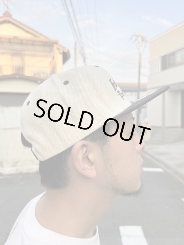 画像13: FUCKIN' MELLOW CLOTHING x PICTURE MOUSE / スナップバックキャップ カーキ/ブラック (13)